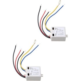 Resim Xindoker 2 Adet Beyaz Plastik Dokunmatik Anahtar, 120v Enerji Tasarruflu Ampuller Ve Ledler İçin, Metal Gövde Lambalar İçin Xd-608 Modeli 