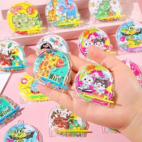 Resim 20 Adet Karikatür Hayvan Pinball Labirent Bulmacaları - Doğum Günü Hediyeleri, Parti Oyunları & İkram Çantaları İçin İdeal | Gençler İçin Yaratıcı Hediye | Karnaval Ödülleri, Sınıf Ödülleri & Noel İçin Mükemmel 