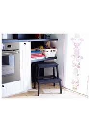 Resim IKEA Bekvam Basamaklı Mutfak Tabure Merdiven - Siyah Renk 