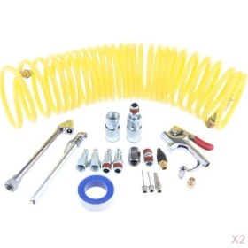 Resim Enjoybuy 1 4X25FT Naylon Hortum Darbe Lastik Gösterge-20 Parçaları Kit (Yurt Dışından) 
