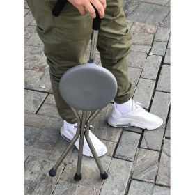 Resim EFA Krom Baston Tabure Sandalye Oturaklı 