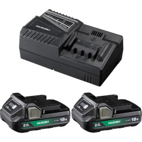 Resim Hikoki UC18YFSLWFZ 18V/2.0AH Akü ve Şarj Cihazı Kiti 