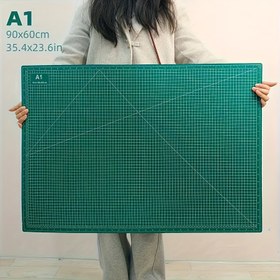 Resim A3 Kendi Kendine Yenilenen Kesme Matı, El Sanatları ve Boyama İçin Uygun - Dayanıklı PVC Kaymaz Yüzey, Kolay Temizlenebilir Tasarım, Mutfak, Dikiş, Ofis ve Ev Kullanımı İçin İdeal | Izgara Desenli Mat | Dayanıklı PVC Ped, El Sanatları Matı, Kesme Matı, El Sanatları İçin Kesme Matı, Kendi Kendine Yenilenen Kesme Matı, Dikiş İçin Kesme Matı 