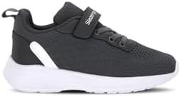 Resim Slazenger FLAREX Unisex Çocuk Cırt Cırtlı Koyu Gri/Beyaz Günlük Spor Ayakkabısı 