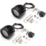 Resim ARSVİSİON AUTO ACCESSORIES Motosiklet Led Sis Farı 2 Li Set 12v Motorsiklet Led Farı 