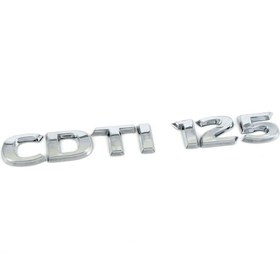 Resim Cdtı 125 Krom Bagaj Yazısı Logosu Arması 3m 3d Abs Opel Vivaro 