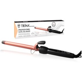 Resim Trina Profesyonel Digital Hair Curler 19 Mm Rose Gold Saç Maşası Trnsacms0080 