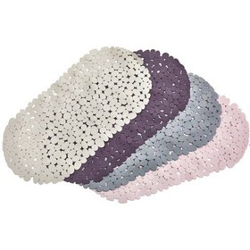 Resim Rose Banyo Duş Kaydırmazı 34X68 CM Bej - Gri - Mor - Pembe 