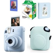 Resim Fujifilm Instax Mini 12 Fotoğraf Makinesi-20li Film-Elastic Kılıf-64lü Albüm ve Mıknatıslı Çerçeve Seti 1 