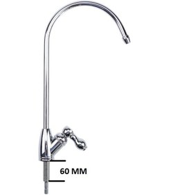 Resim Su Arıtma Cihazı Musluğu Tek Elçikli Lüks Tip 60 MM Vidalı 