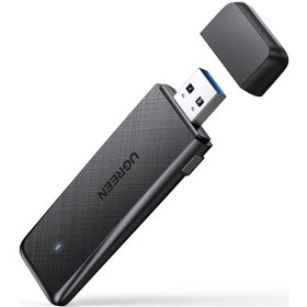 Resim Ugreen AC1300 USB 3.0 1300Mbps 2.4/5Ghz Wi-Fi Kablosuz Alıcı Ağ Adaptörü 