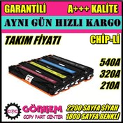 Resim Hp Color Laserjet Pro Cp1518Ni Uyumlu Toner Takım (Cb540A) 