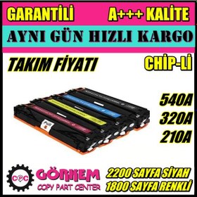 Resim Hp Color Laserjet Pro Cp1518Ni Uyumlu Toner Takım (Cb540A) 