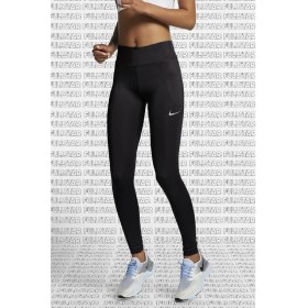 Resim Nike Fast Running Leggings Full Length Leggings 3 Cepli Toparlayıcı Tam Boy Siyah Tayt 