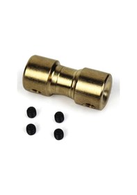 Resim Springsun 6-6mm Pirinç Motor Şaft Bağlantı Adaptörü - Çelik Şaftlar İçin Dayanıklı Kuplaj 