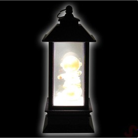 Resim Uçuşan Simli,12,5cm X 5cm Led Işıklı Astronot Fener Küre - D 