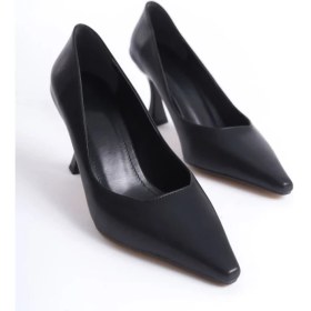 Resim Scarpax Cordelia Kadın Mat Siyah Stiletto 