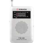 Resim Alhay Gümüş Renk Cep Tipi Analog Fm Radyo VS-R115 (4401) 