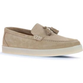 Resim Bueno Shoes Taba Süet Erkek Loafer 07MA22372026 
