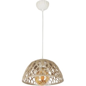 Resim Venon Aydınlatma Safir Tekli Kasa Beyaz Kahverengi 