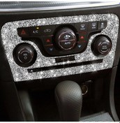 Resim Dodge Charger 2011-2014 Araba Ac Kontrol Cd Paneli Elmas Dekoratif Etiket, Soldan Sürücü 1 Adet 