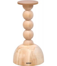 Resim Masifart Anglica Premium Ayak Cilasız Ham Ahşap 