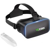 Resim Vrpark V6 3D Sanal Gerçeklik Gözlüğü + VR Bluetooth Kumanda 