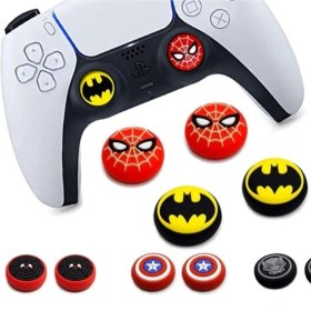 Resim Beboncool Desenli Xbox One-Xbox S-Xbox x Ps4 Ps5 Analog Koruyucu Silikon Pad Uyumlu 