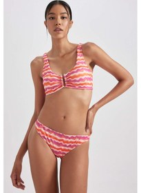 Resim Defacto Fall in Love Regular Fit Desenli Bikini Alt A9239AX23HSPN615 Pembe 