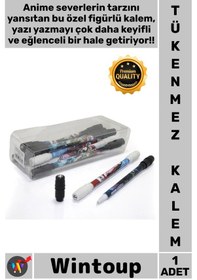 Resim Kalem Premium Kaliteli Özel Tasarım Karakterli Okul Ofis Hediyelik Akıcı Anime Figür Tükenmez Kalem 