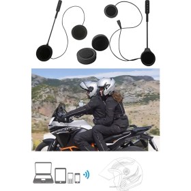 Resim Munico Kuryeler Için Ekonomik Kalite Kablosuz Monte Motosiklet Evrensel Stereo Kulaklık Bluetooth Interkom 