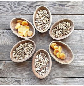 Resim Shark Anatolia Ahşap Çerezlik Elips El Yapımı 