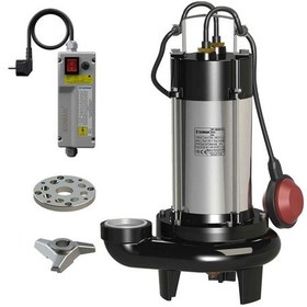 Resim Sumak Sbrt18 2 1.8 Hp 380V Trifaze Bıçaklı Foseptik Dalgıç Pompa 
