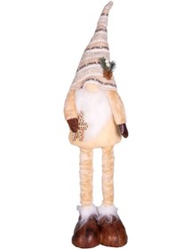 Resim Teleskop Bacaklı Şans Cücesi Krem-kahverengi 