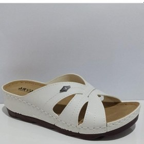 Resim Aryan 37-953 Anatomic Kadın Dolgu Topuk Terlik Kırmızı 