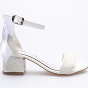 Resim SGF KIDS BEYAZ CAMKIRIĞI ARKADAN FİYONKLU TOPUKLU ABİYE AYAKKABII 