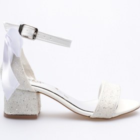 Resim SGF KIDS BEYAZ CAMKIRIĞI ARKADAN FİYONKLU TOPUKLU ABİYE AYAKKABII 