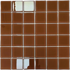 Resim MozaiKristaL Tüm yüzeyler için Sütlü Kahve 30x30cm. Fileli Kristal Mozaik. ( 1 m2 Fiyatıdır. ) 