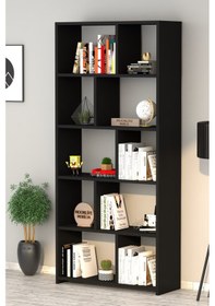 Resim Moonlife London Kitaplık Siyah 