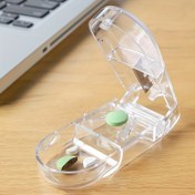 Resim Taşınabilir Doku Kesici ve Bölücü ile Depolama Bölmesi - Kolay Tedavi Yönetimi için Kompakt ve Dayanıklı Plastik Doku Kesme Cihazı, Ev Kullanımı için İdeal, Doku Düzenleyici 