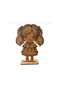 Resim 1 Erkek Ve 1 Kız Ahşap Boyama Ahşap Oyuncak Aktivite Karne Hediyesi 