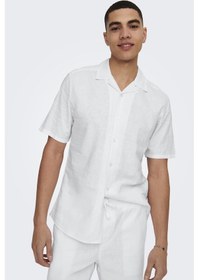 Resim Only & Sons Erkek Gömlek 22025116 Beyaz Beyaz 