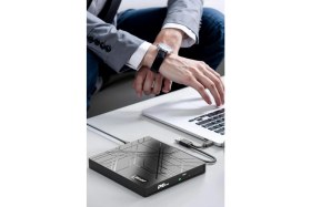 Resim AGPTEK 8 in 1 Harici CD DVD Yazıcı USB 3.0 Type-C Optik Sürücü 