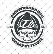 Resim Bay Etiket Hbg25 Snowboard Etiketi 