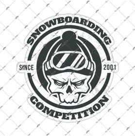 Resim Bay Etiket Hbg25 Snowboard Etiketi 