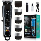 Resim KAHL Erkek Retro Elektrikli Saç Kesme Makinesi LCD Ekranlı - Şarj Edilebilir USB Kesme Makinesi, Yüksek Güçlü Profesyonel Saç Kesme Makinesi Sakal Kesme ve Saç Bakımı için, Dayanıklı ABS Gövde, Mükemmel Babalar Günü Hediyesi, Sakal Kesme Makinesi, Şık Tasarım, Dayanıklı Yapı 