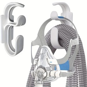 Resim Anti-Çözülme Özelliğine Sahip 1'li Paket CPAP Hortum Askısı - Ayarlanabilir Kayış ve Vantuzlu Montaj, Dayanıklı ABS Plastik CPAP Maske Kancası & Hortum Tutucu, Daha İyi Uyku İçin Karışma Önleyici - Sağlık Bakımı Solunum Yardımcı Aksesuarı, Solunum Ekipmanı | Fonksiyonel Montaj | Bpafree Malzeme 
