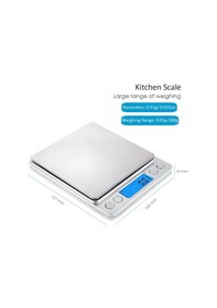 Resim Dijital Hassas Elektronik Cep Terazi Tartı 500 Gr 0.01 Hassasiyet 