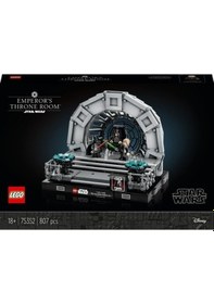 Resim LEGO Star Wars 75352 Emperor S Throne Room Dioraması 807 Parça 