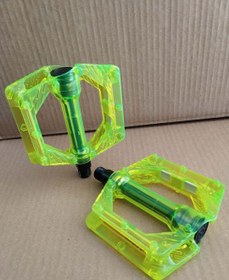 Resim Şeffaf Evo Platform Geniş Pedal Yeşil 